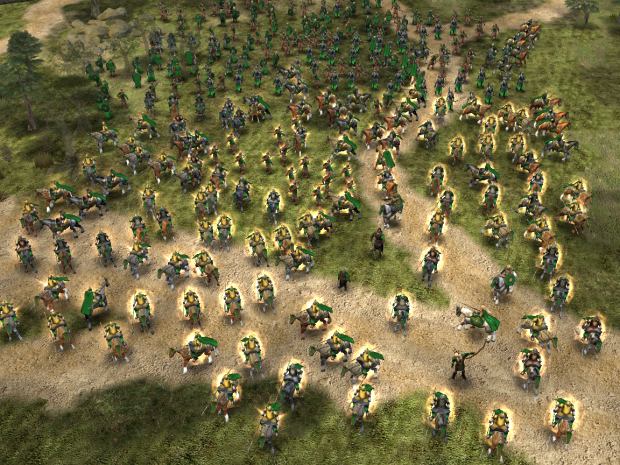 Large Rohan Army
