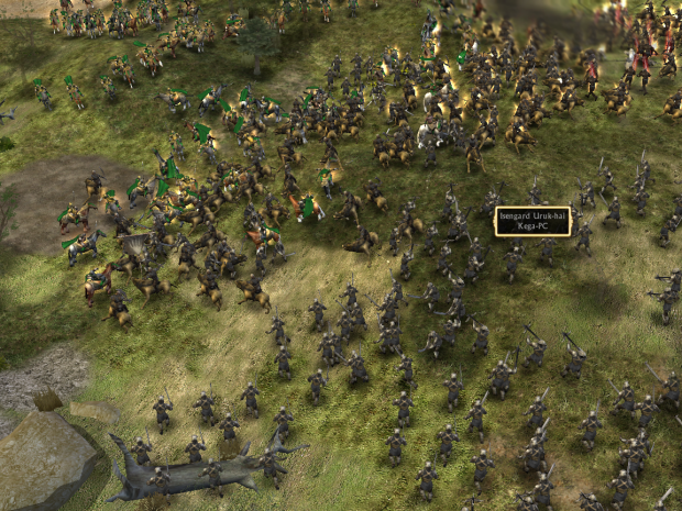 Large Isengard Army vs Large Rohan Army