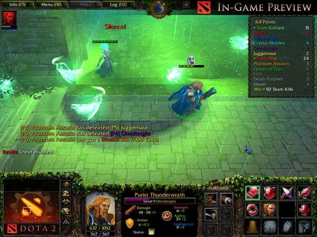 Purist The Omniknight Preview Image Dota 2 Heroes Clash Mod