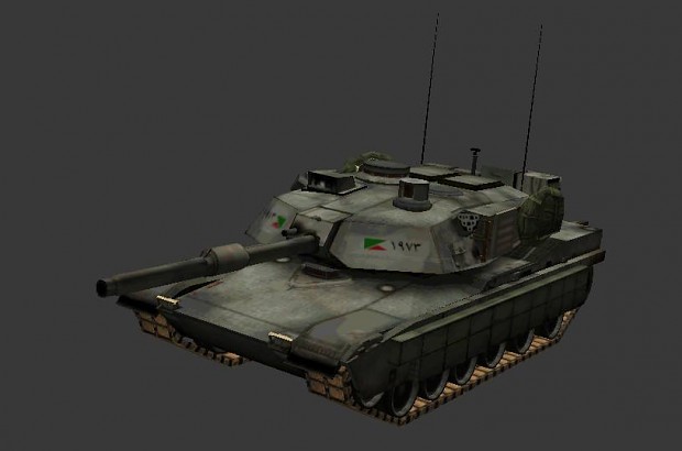 M1A1 Abrams Egyption wood