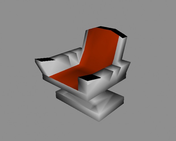 Model of the captain´s chair
