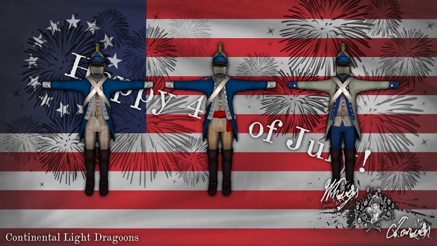 Continental Light Dragoons - July 4th Theme