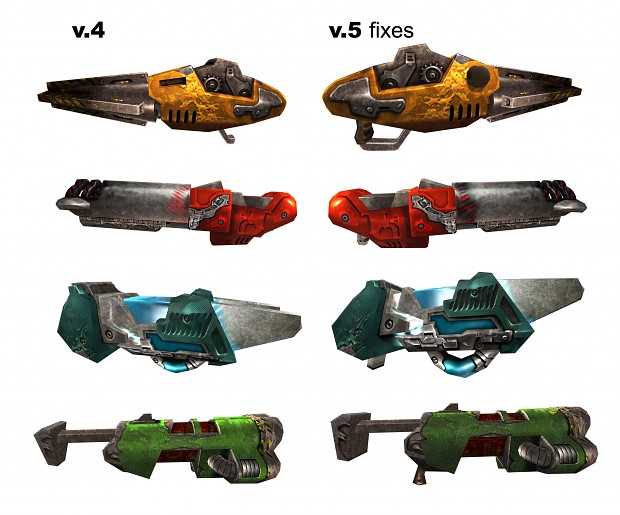HD Weapon Re-Texture v5 fix samples