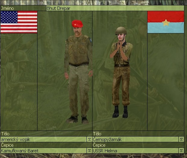 British Sergeant and Soviet instructors