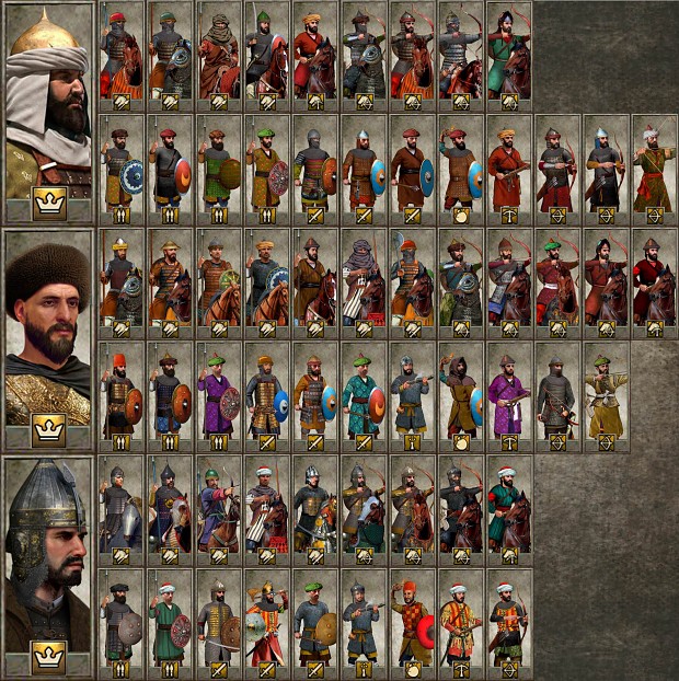 Abbasid Caliphate Unit Cards