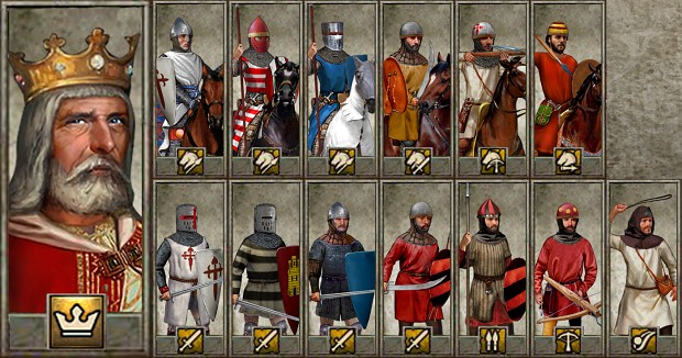 Kingdom of Castile Unit Cards (Tier 1)