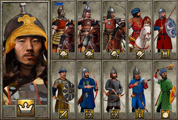 Ilkhanate Mongol Unit Cards (Tier 2)
