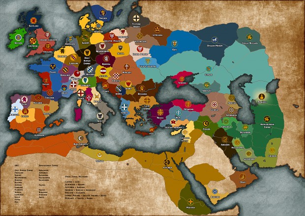Planned Factions on the Campaign Map
