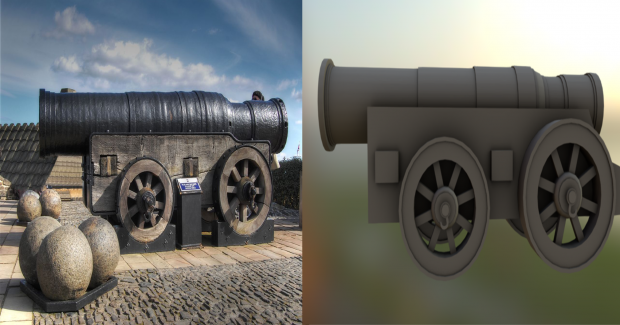 New Artillery WIP: Mons Meg