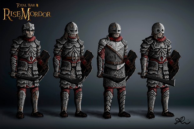 Mordor Uruk redesign variants