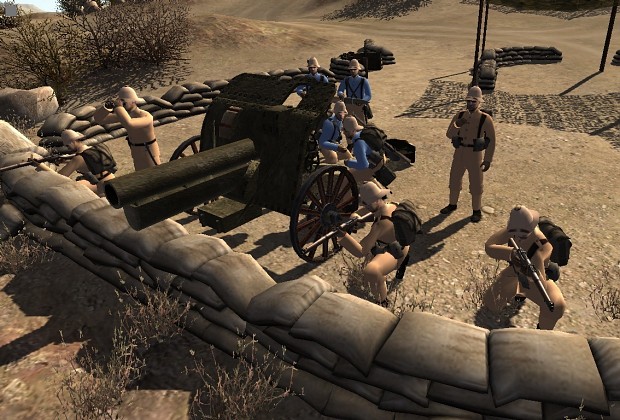 British artillery in the Middle East campaign