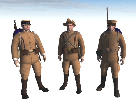 Brazilian army - 1914, 1915 and 1917