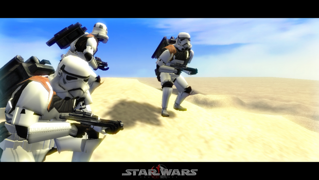 Sandtroopers on Tatooine - Custom models ingame !