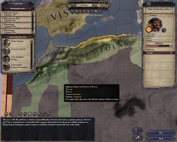 screenshot of the cultures of North Africa