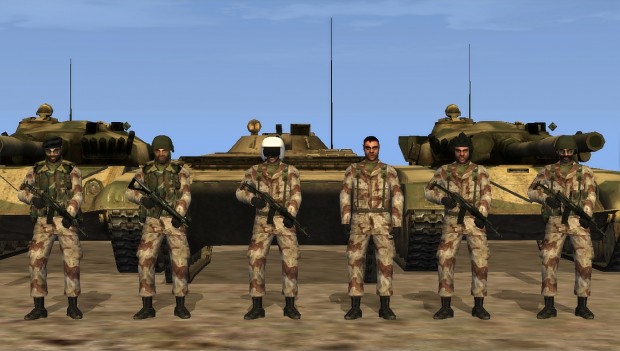 Desert National Army units