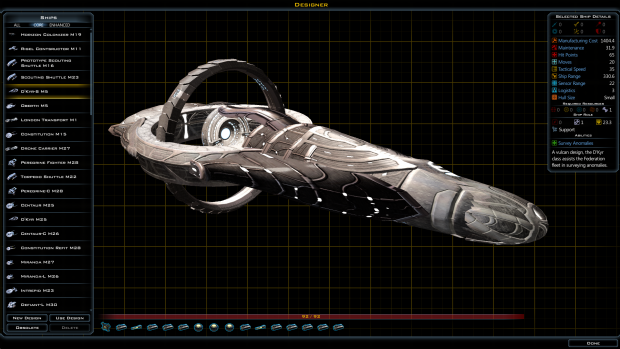 More in-game ships