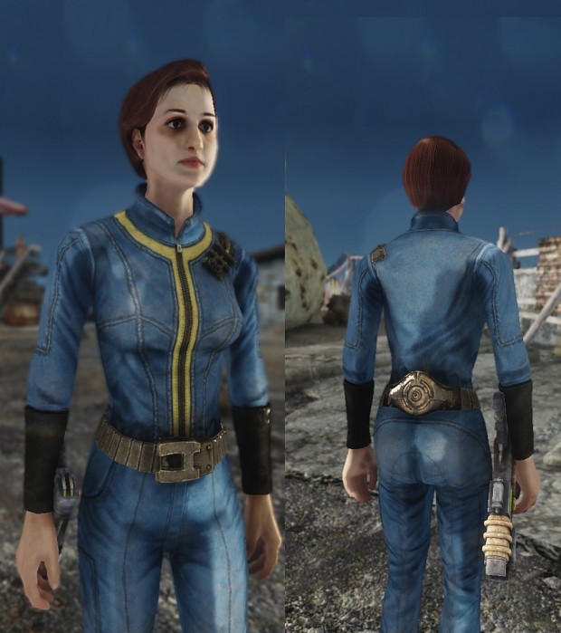 Enclave Female Civilian Vault Suit