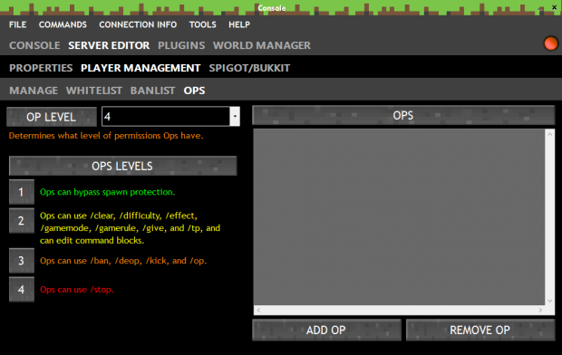Player Management Image Ultimate Minecraft Server Creator Mod For Minecraft Mod Db