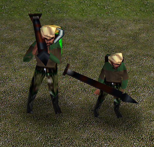 Elite and regular giant RPG Troopers