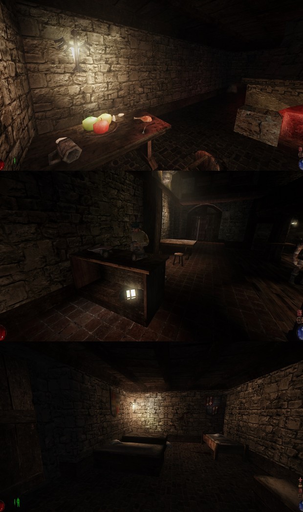 3 Screenshots: Tavern & Human Outpost