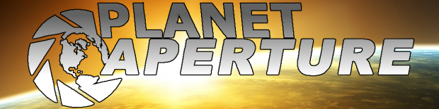 Planet Aperture : logo w/ background