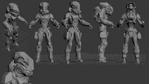 Alien Trooper - Finished Model