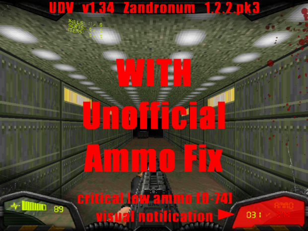 Zandronum UDV with Unofficial Ammo Fix