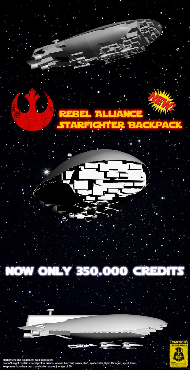 Rebel Alliance new exclusive mens womens Starfighter Tactical Backpack all sizes