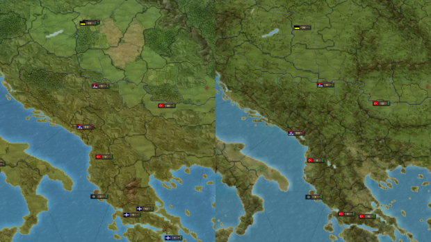 Balkans Terrain Comparison