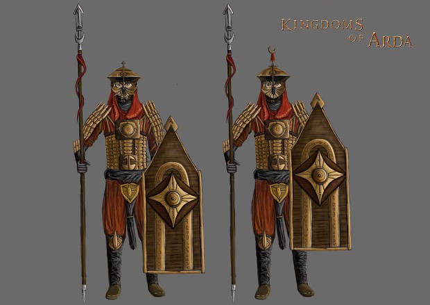Rhun Heavy Spearmen Concept