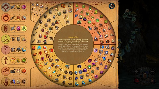 Heroes Of Might And Magic 5 Tribes Of The East Skill Wheel