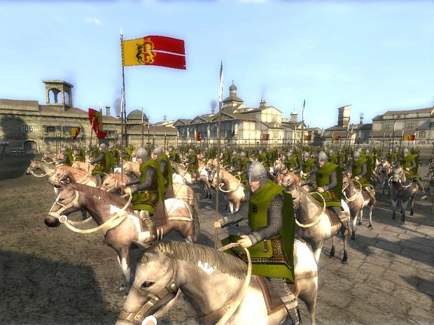 Mounted Gold Cloaks