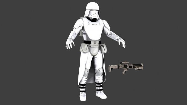 First Order Snowtrooper - Full Armor(WIP) + Sonn-Blas F-11D Blaster Rifle