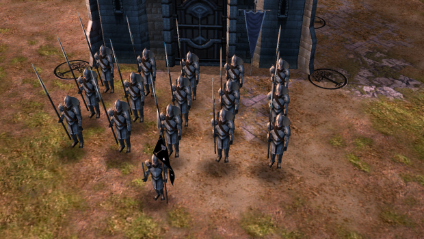 Gondor Spearman InGame by:Rider of Rohan
