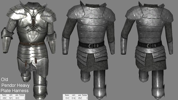 New - Old Pendor Plate Armor