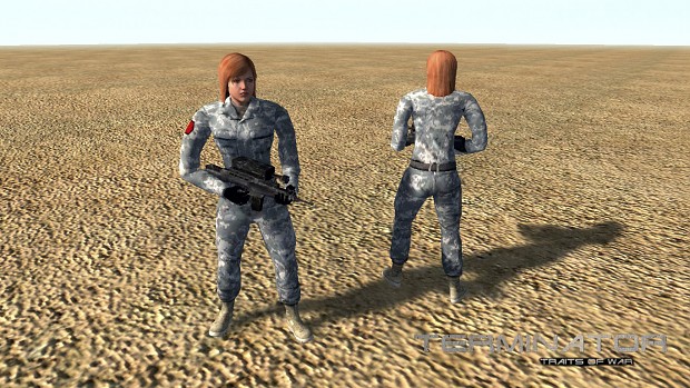 gray soldier female