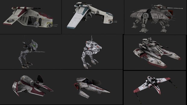 Vehicles that I will try to add in the future weeks.