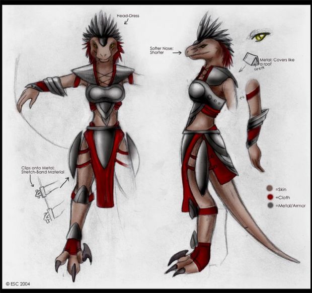 Raptor Female Concept 2