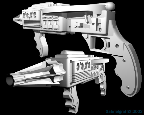 Sabre rifle Gun (not Textured)