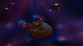 The USS Fenrir leads a task force