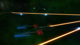 A Calypso Class in combat