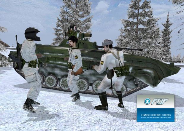 BMP2 and Winter Troops