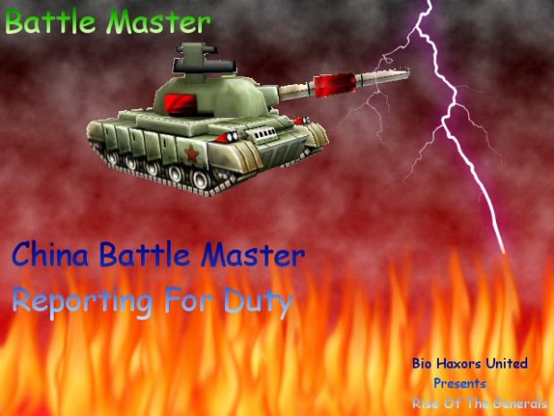China Battle Master Tank