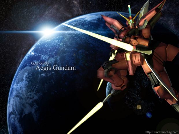 The GAT-x303 Aegis Gundam