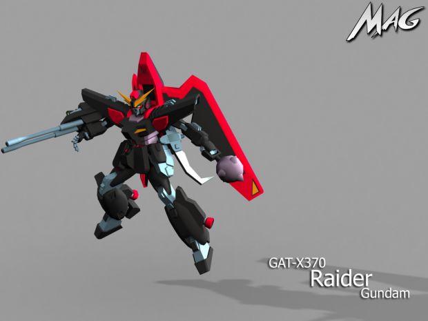 The GAT-X370 Raider Gundam