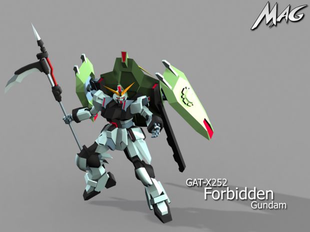 The GAT-X252 Forbidden Gundam
