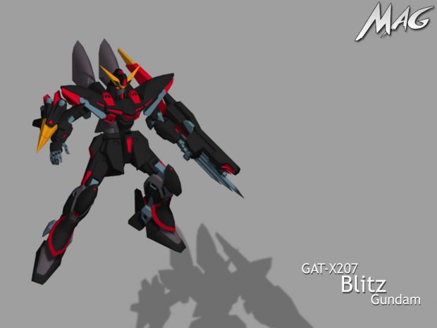 The GAT-X207 Blitz Gundam