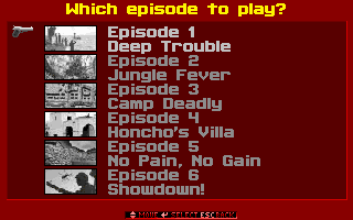 Episode Selection Screen