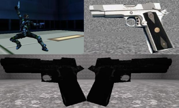 Handgun collage