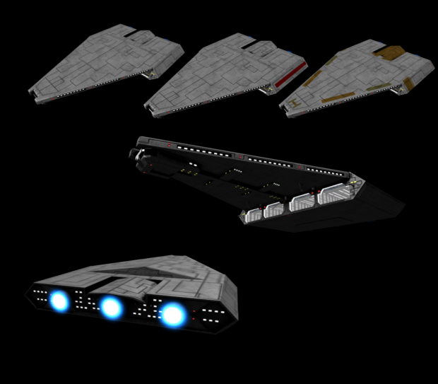 Quasar Fire-class Cruiser-Carrier - New Texture